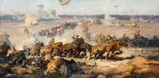 A csata Villers-Bretonneux előtt, 1918. augusztus 8-án